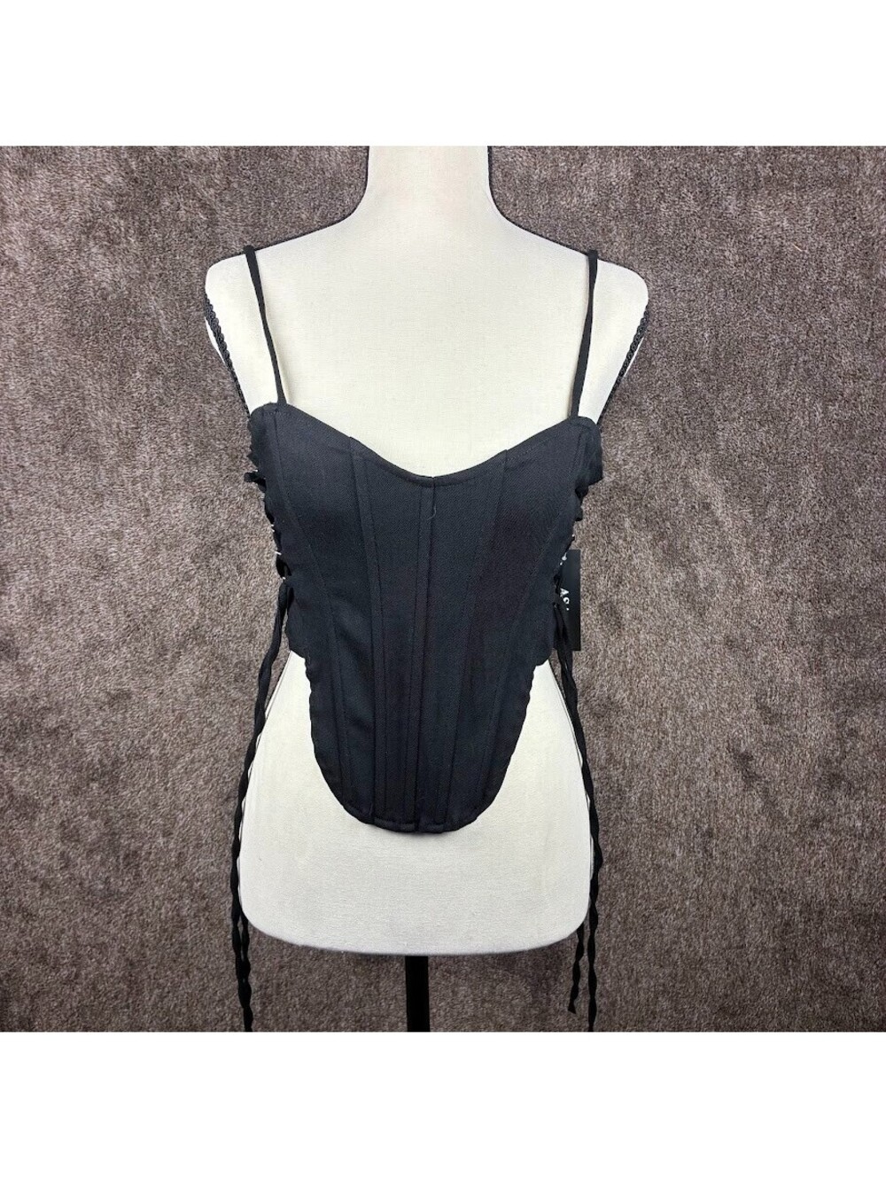 ASA Womens Black Corset Size Medium